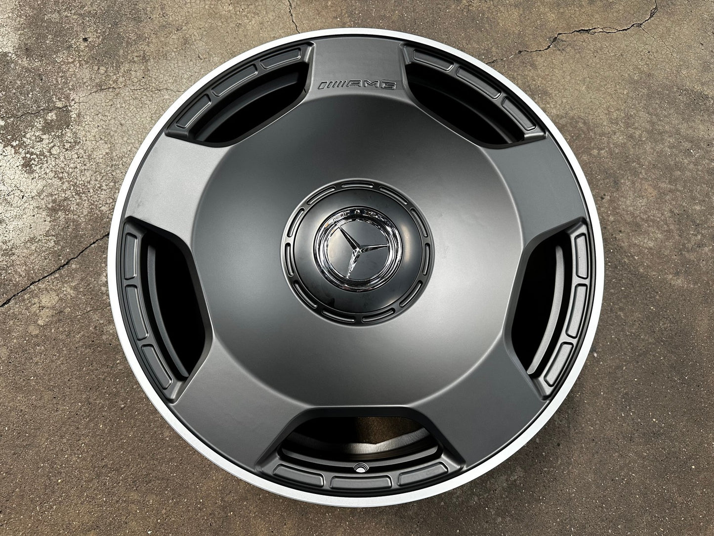 New 22X10 ET30 Overdrive Forged Rim (4 wheel) Matt Black 5X130