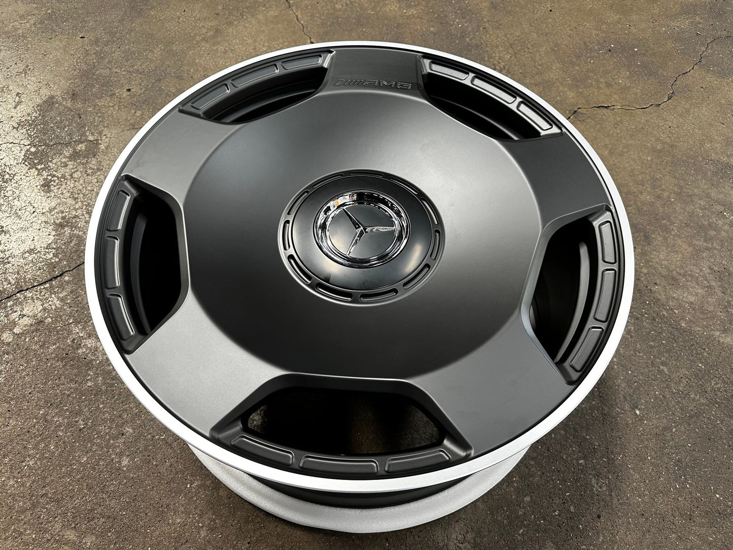 New 22X10 ET30 Overdrive Forged Rim (4 wheel) Matt Black 5X130