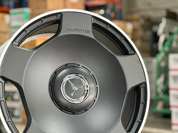 New 22X10 ET30 Overdrive Forged Rim (4 wheel) Matt Black 5X130