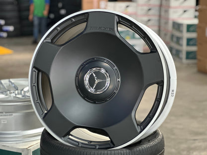 New 22X10 ET30 Overdrive Forged Rim (4 wheel) Matt Black 5X130