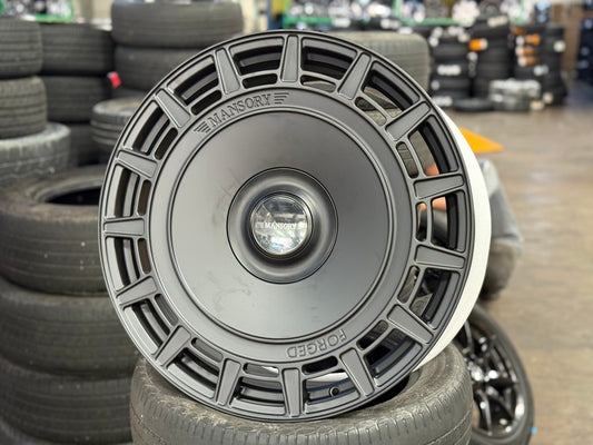 New 22X10 ET36 Overdrive Forged BF22 Rim (4 wheel) Matt Black 5X120