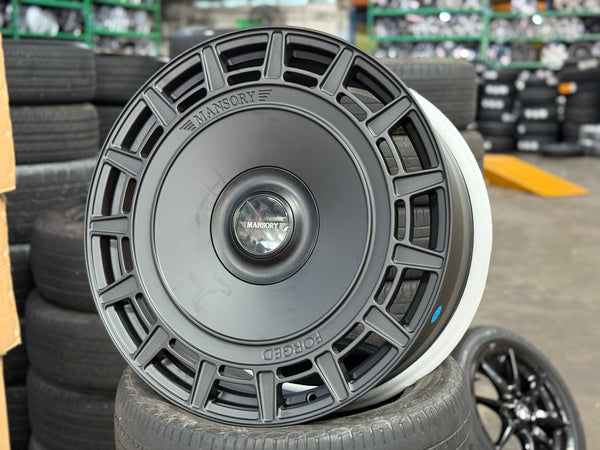 New 22X10 ET36 Overdrive Forged BF22 Rim (4 wheel) Matt Black 5X120