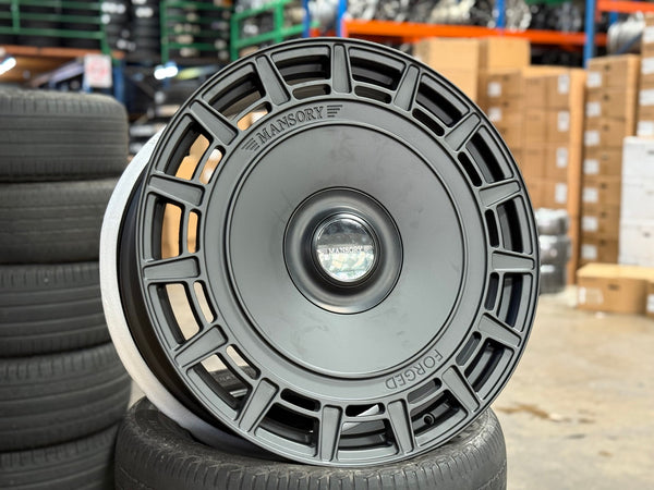 New 22X10 ET36 Overdrive Forged BF22 Rim (4 wheel) Matt Black 5X120