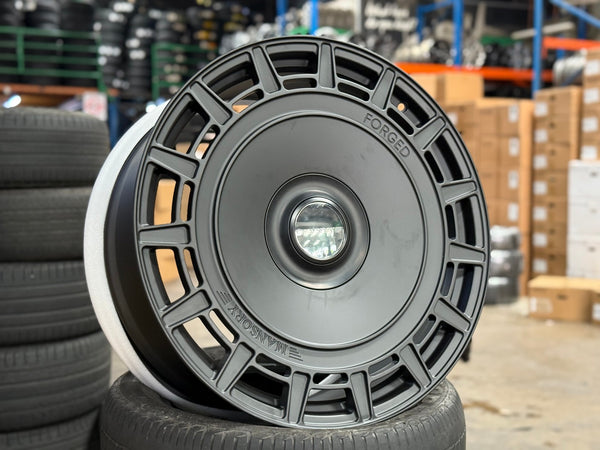 New 22X10 ET36 Overdrive Forged BF22 Rim (4 wheel) Matt Black 5X120