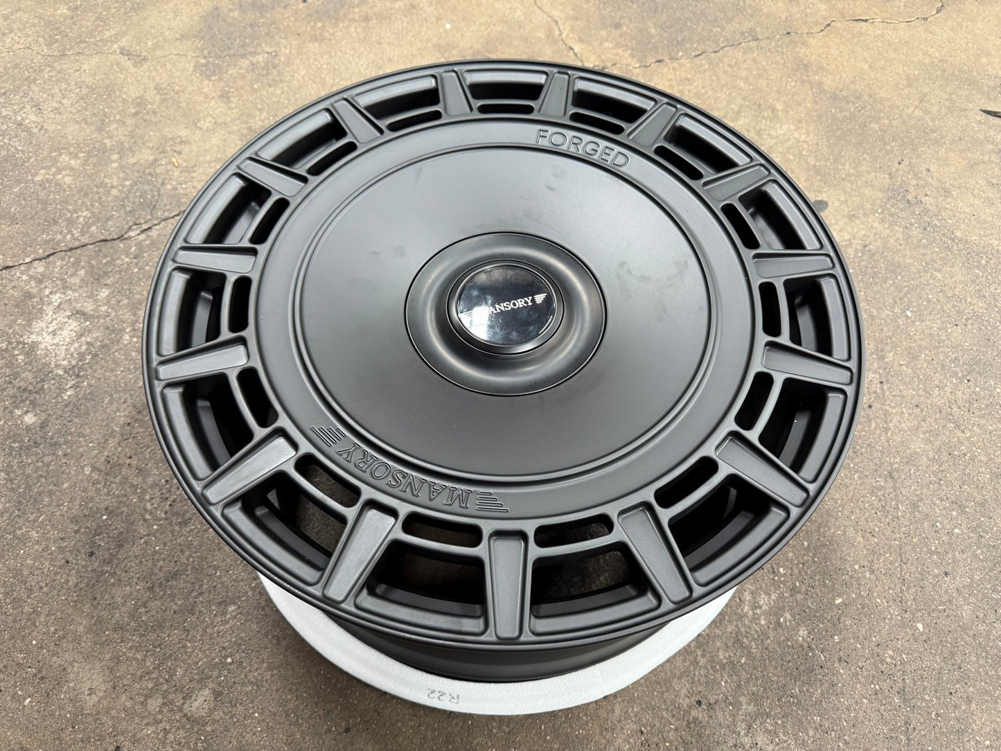 New 22X10 ET36 Overdrive Forged BF22 Rim (4 wheel) Matt Black 5X120