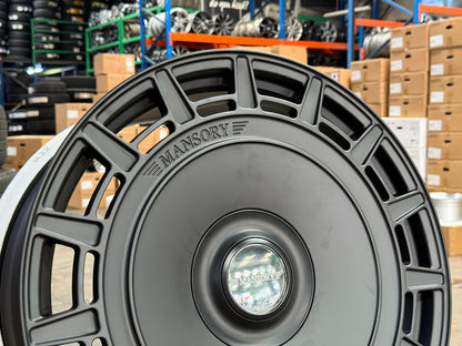 New 22X10 ET36 Overdrive Forged BF22 Rim (4 wheel) Matt Black 5X120