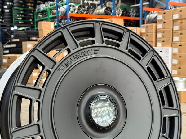 New 22X10 ET36 Overdrive Forged BF22 Rim (4 wheel) Matt Black 5X120