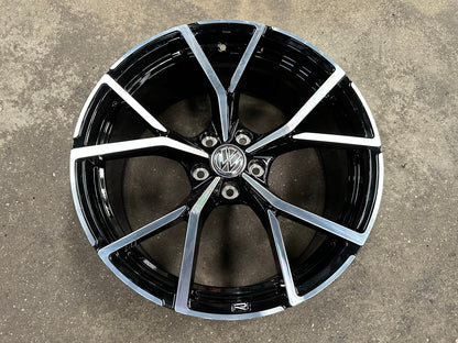 New 19X8.5 ET35 Overdrive Forged R Line Rim (4 wheel) Gloss Black PF 5X112