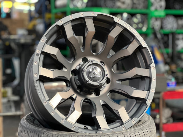 New 18X9 ET-12 Fuel Rim (4 wheel) Black 6X139.7