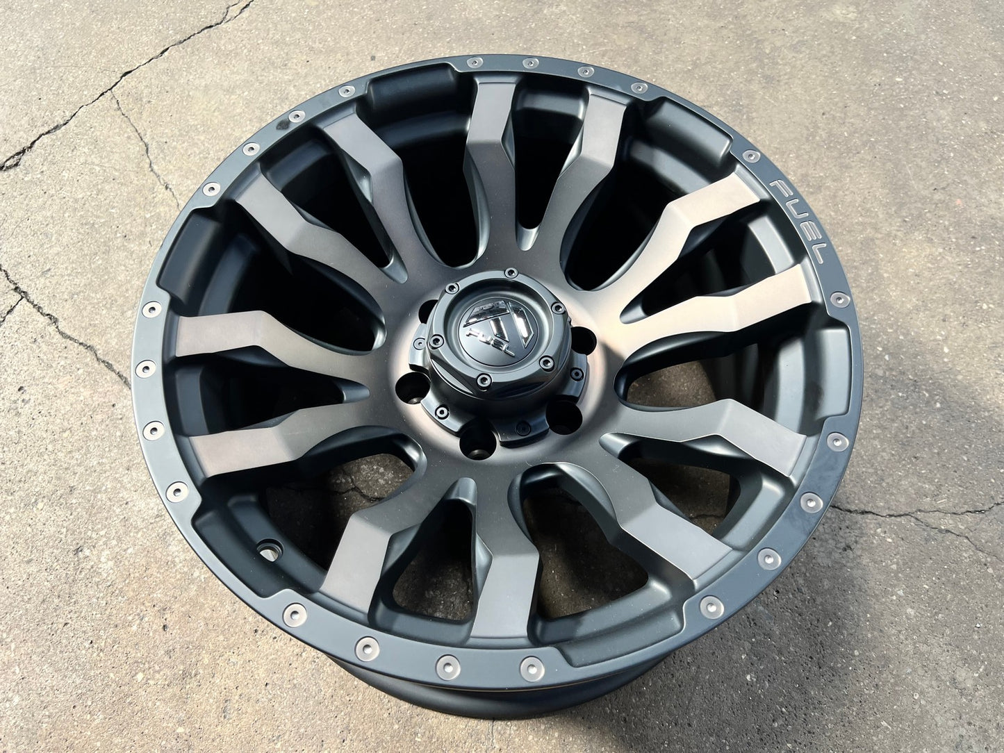 New 18X9 ET-12 Fuel Rim (4 wheel) Black 6X139.7