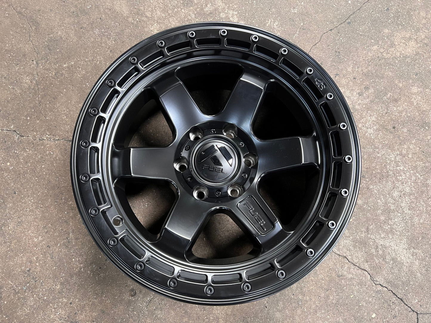 New 18X9 ET-12 Fuel Block Rim (4 wheel) Matt Black 6X139.7