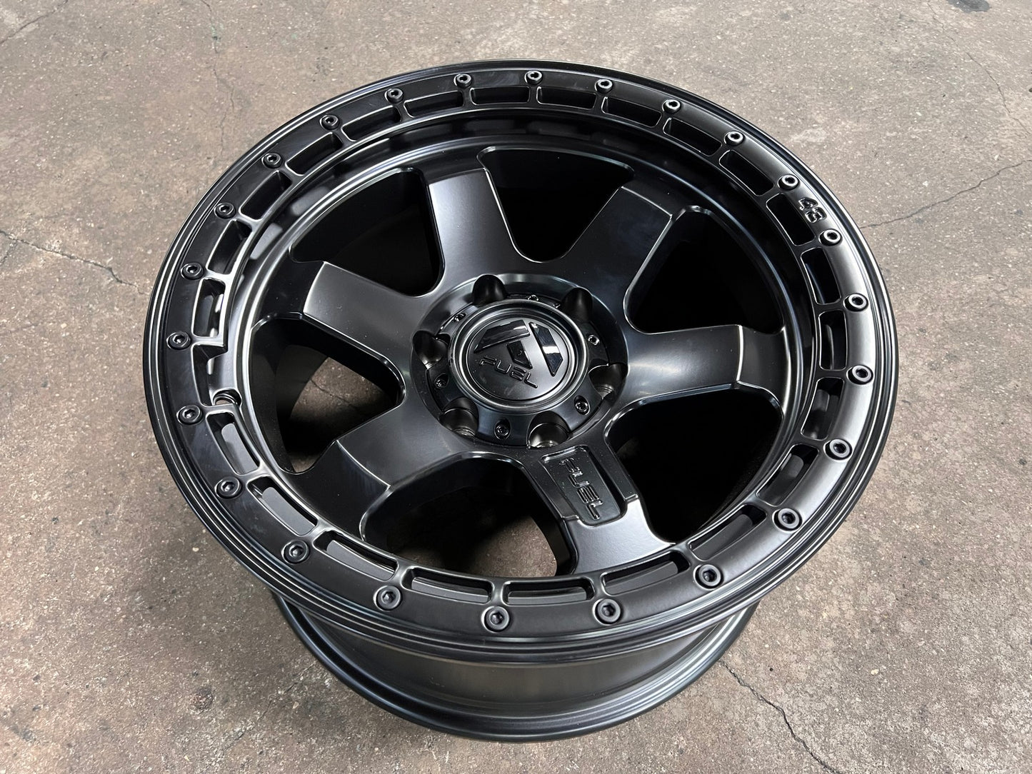 New 18X9 ET-12 Fuel Block Rim (4 wheel) Matt Black 6X139.7