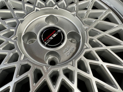 New 17X7 ET25 Borbet B Rim (4 wheel) Gloss Silver 4X100