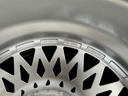 New 17X7 ET25 Borbet B Rim (4 wheel) Gloss Silver 4X100