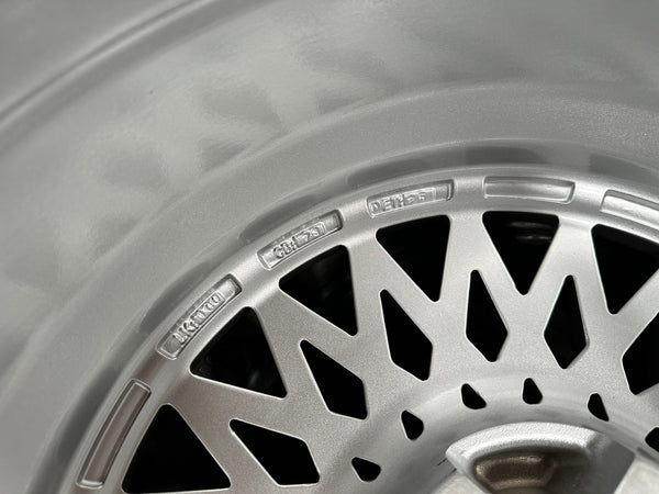 New 17X7 ET25 Borbet B Rim (4 wheel) Gloss Silver 4X100