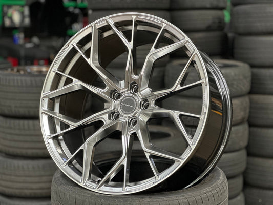New 22X10.5 ET35 Brixton Forged RF10 Rim (4 wheel) Gloss Gunmetal 5X120