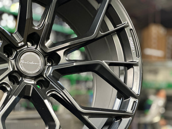 New 22X10.5 ET35 Brixton Forged RF10 Rim (4 wheel) Matt Black 5X120