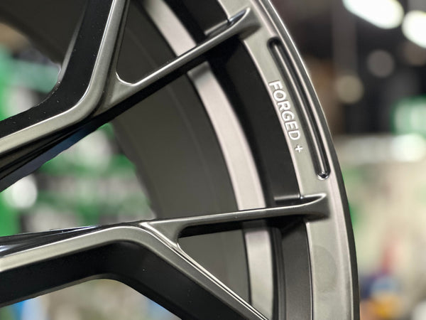 New 22X10.5 ET25 Brixton Forged RF10 Rim (4 wheel) Matt Black 5X130