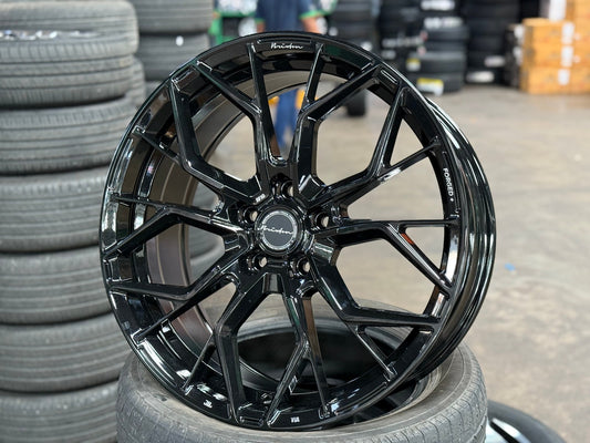 New 20X8.5 ET32 Brixton Forged RF10 Rim (4 wheel) Gloss Black 5X120