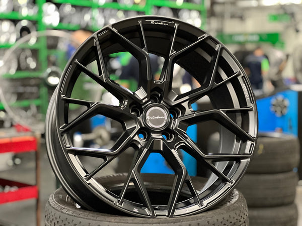 New 20X9 ET35 Brixton Forged RF10 Rim (4 wheel) Matt Black 5X108