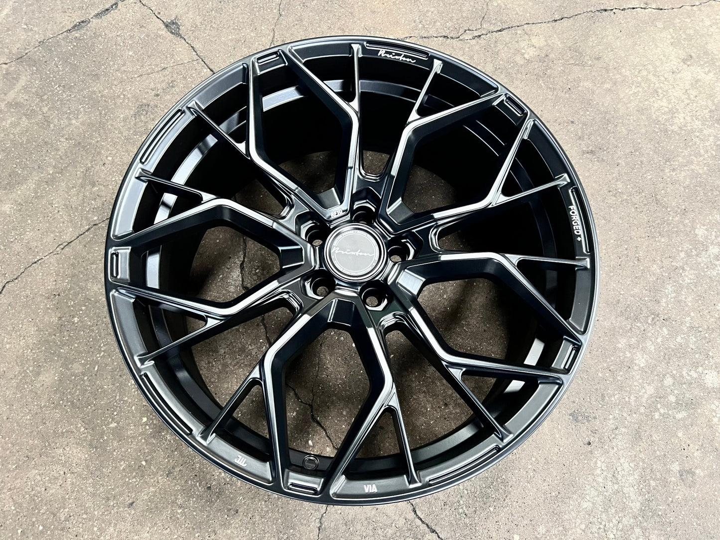 New 20X9 ET35 Brixton Forged RF10 Rim (4 wheel) Matt Black 5X108