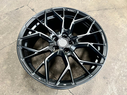 New 20X9 ET35 Brixton Forged RF10 Rim (4 wheel) Matt Black 5X108