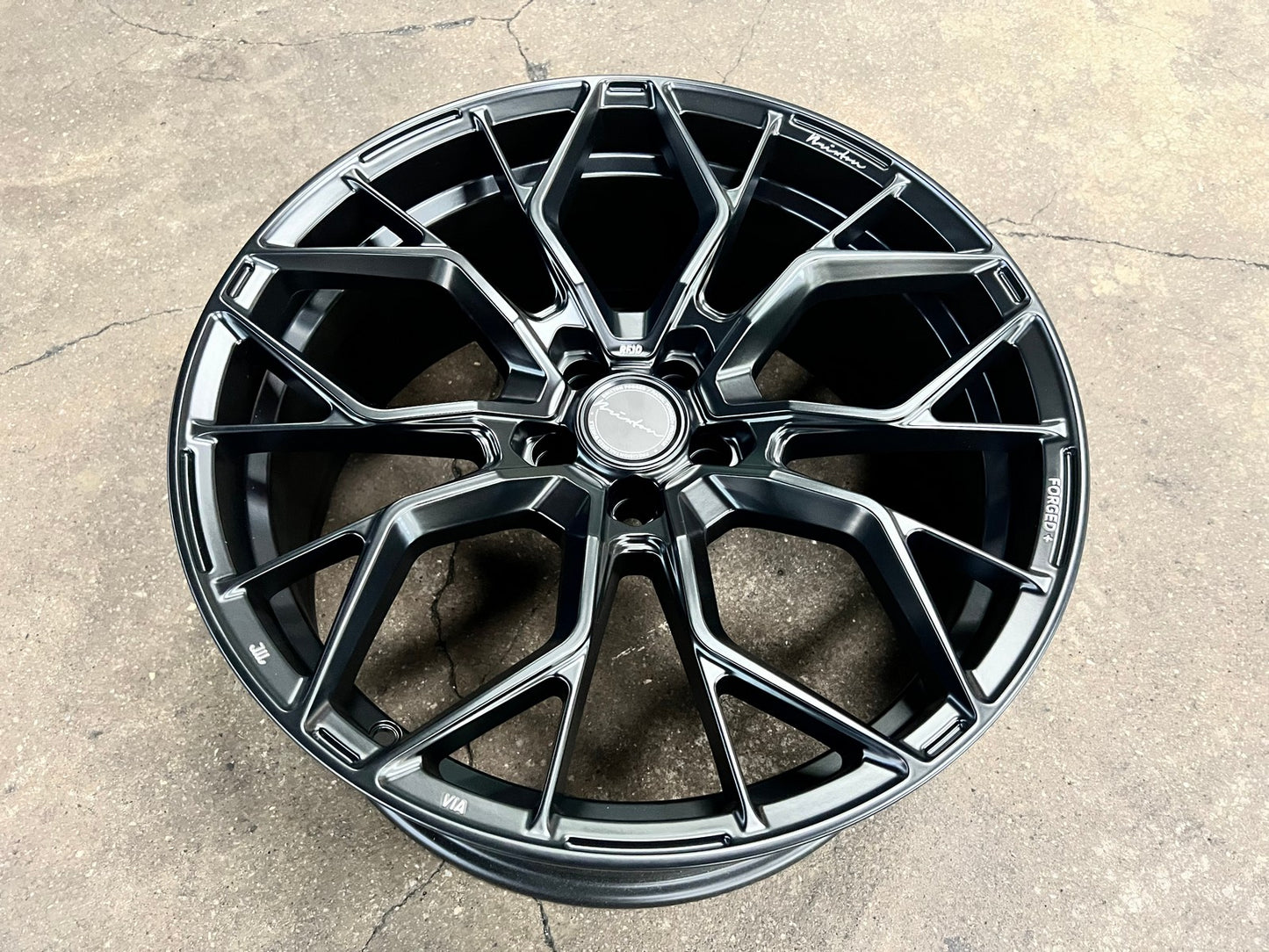 New 20X9 ET35 Brixton Forged RF10 Rim (4 wheel) Matt Black 5X108