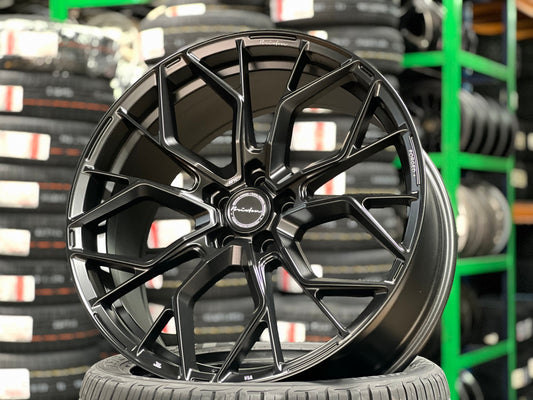 New 20X9 ET32 Brixton Forged RF10 Rim (4 wheel) Matt Black 5X112