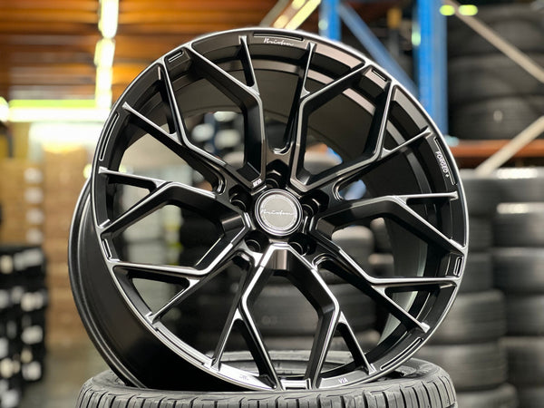New 20X9 ET32 Brixton Forged RF10 Rim (4 wheel) Matt Black 5X112