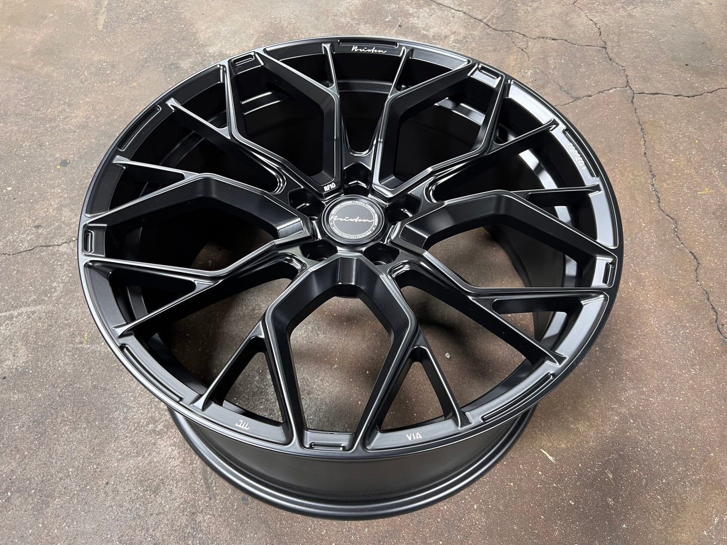 New 20X9 ET32 Brixton Forged RF10 Rim (4 wheel) Matt Black 5X112