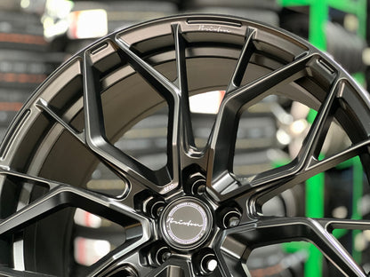 New 20X9 ET32 Brixton Forged RF10 Rim (4 wheel) Matt Black 5X112