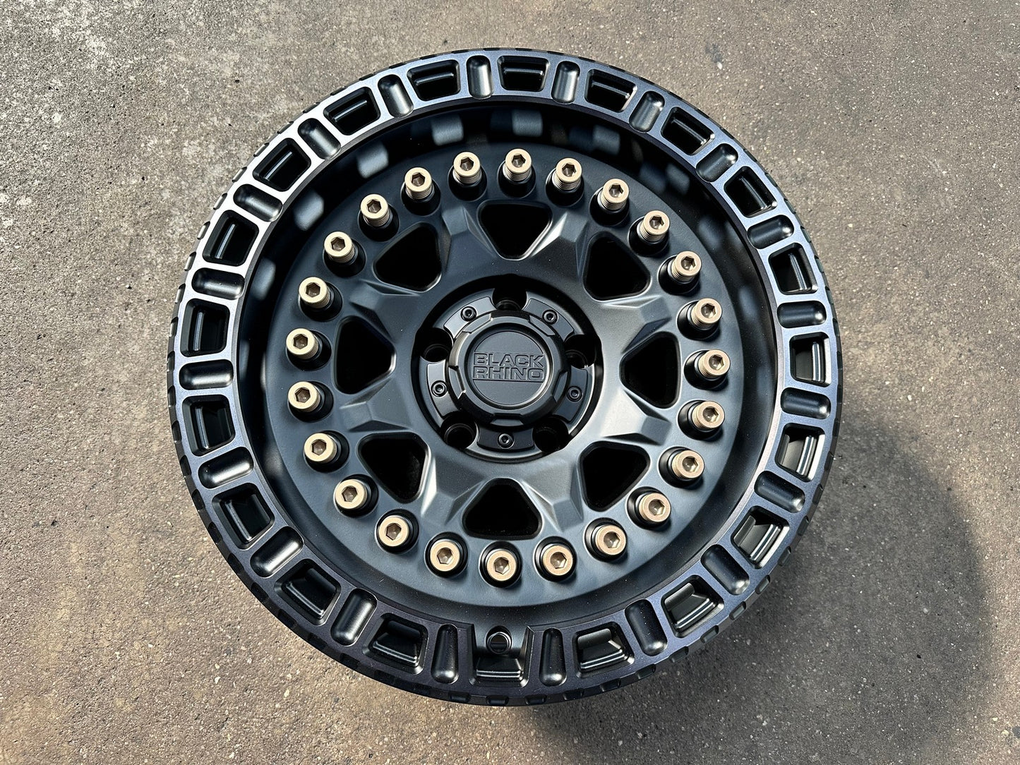 New 17X8.5 ET-34 Black Rhino Carbine Rim (5 wheel) Matt Black 5X127