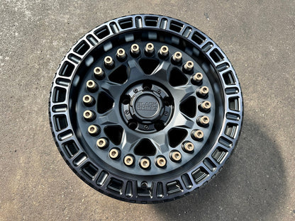 New 17X8.5 ET-34 Black Rhino Carbine Rim (5 wheel) Matt Black 5X127