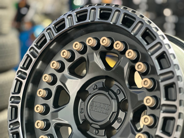 New 17X8.5 ET-34 Black Rhino Carbine Rim (5 wheel) Matt Black 5X127