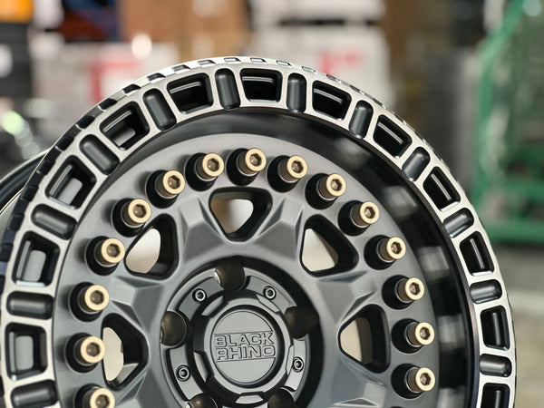 New 17X8.5 ET-34 Black Rhino Carbine Rim (5 wheel) Matt Black 5X127