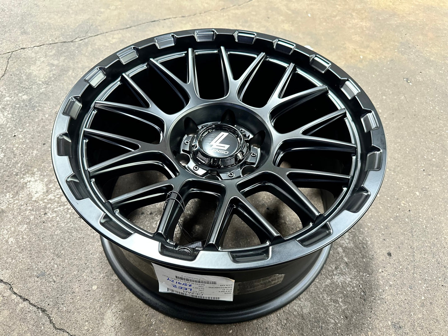 New 18X9 ET0 Lenso Cezar Rim (4 wheel) Matt Black 6X139.7