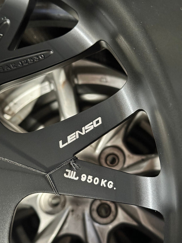 New 18X9 ET0 Lenso Cezar Rim (4 wheel) Matt Black 6X139.7