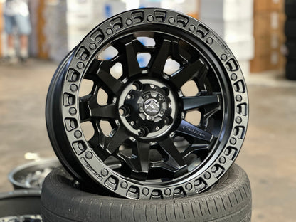 New 18X9 ET-12 Fuel Covert Rim (5 wheel) Matt Black 5X127