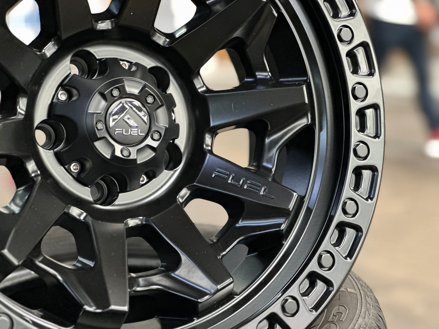 New 18X9 ET-12 Fuel Covert Rim (5 wheel) Matt Black 5X127