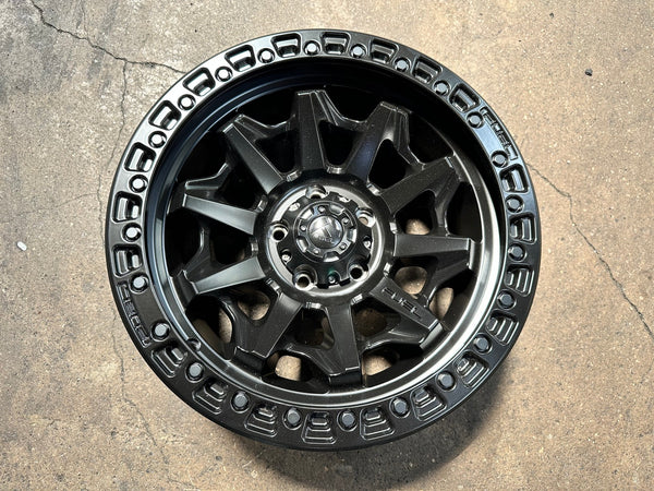 New 18X9 ET1 Fuel Covert Rim (5 wheel) Matt Black 5X127