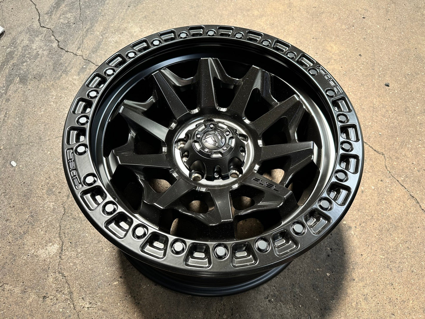 New 18X9 ET1 Fuel Covert Rim (5 wheel) Matt Black 5X127