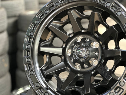 New 18X9 ET1 Fuel Covert Rim (5 wheel) Matt Black 5X127