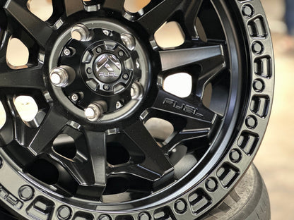 New 18X9 ET1 Fuel Covert Rim (5 wheel) Matt Black 5X127