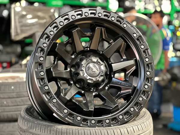 New 18X9 ET-12 Fuel Covert Rim (4 wheel) Matt Black 6X139.7