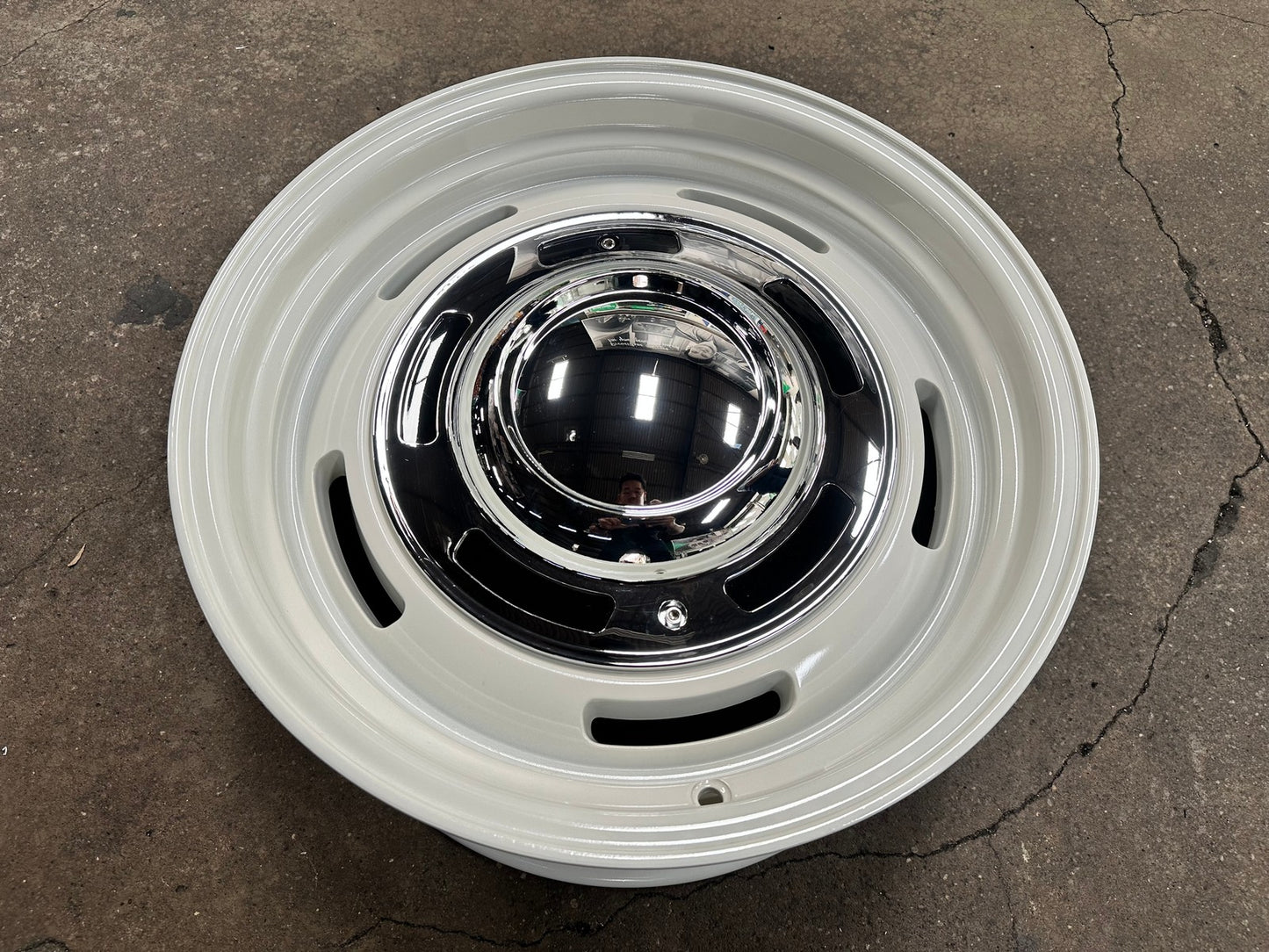 New 17X8 ET20 Dean Cross Rim (4 wheel) Gloss White 5X112