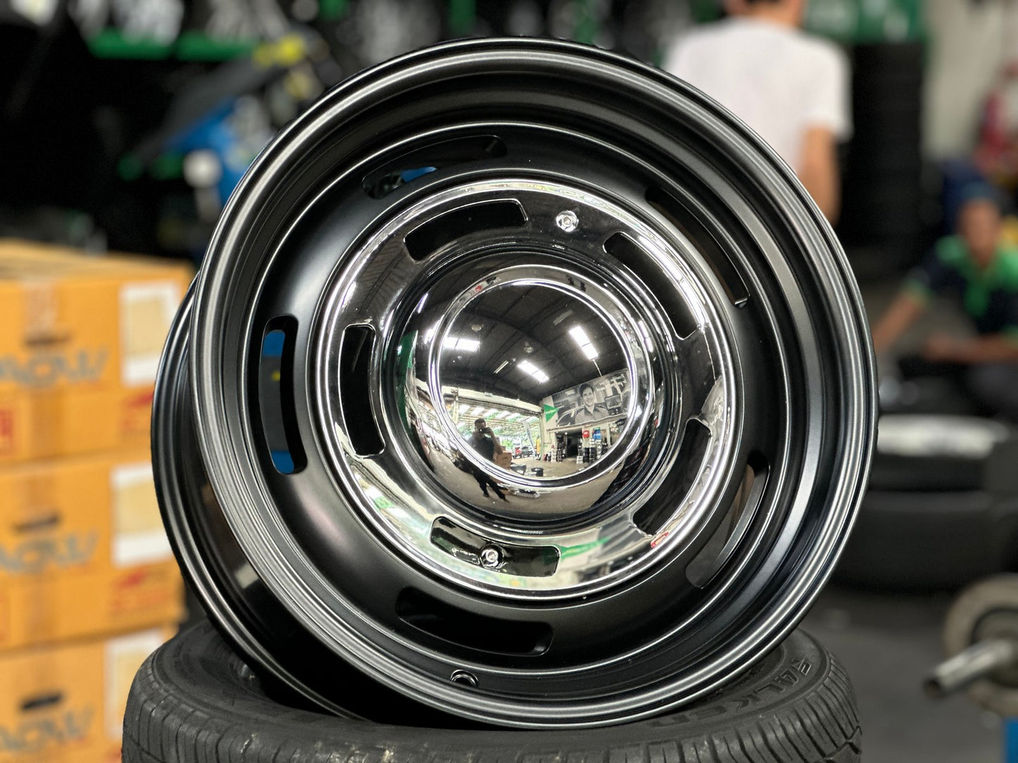 New 17X8 ET0 Dean Cross Rim (4 wheel) Matt Black 5X150