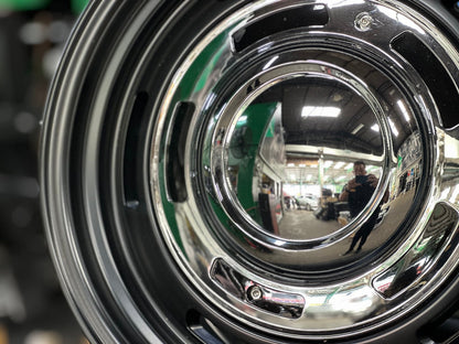 New 17X8 ET0 Dean Cross Rim (4 wheel) Matt Black 5X150