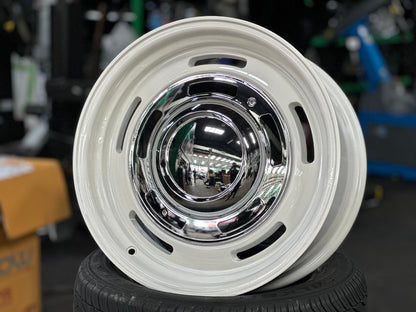 New 17X8 ET0 Dean Cross Rim (4 wheel) Gloss White 5X150