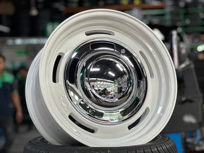 New 17X8 ET0 Dean Cross Rim (4 wheel) Gloss White 5X150