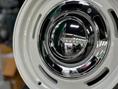 New 17X8 ET0 Dean Cross Rim (4 wheel) Gloss White 5X150